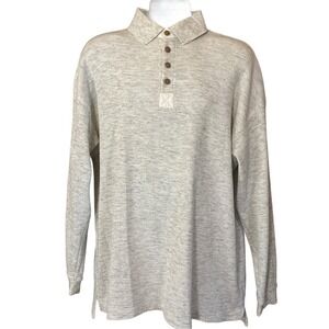 NWOT    The Apparel Zone Henley Thermal Shirt Men's Size 2XL